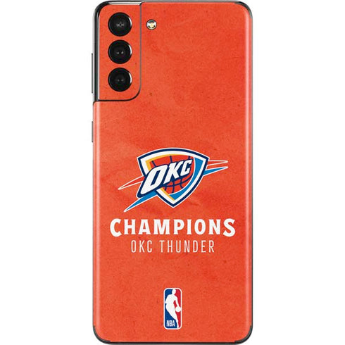 2025 NBA Champions Oklahoma City Thunder Galaxy S21 Plus 5G Skin